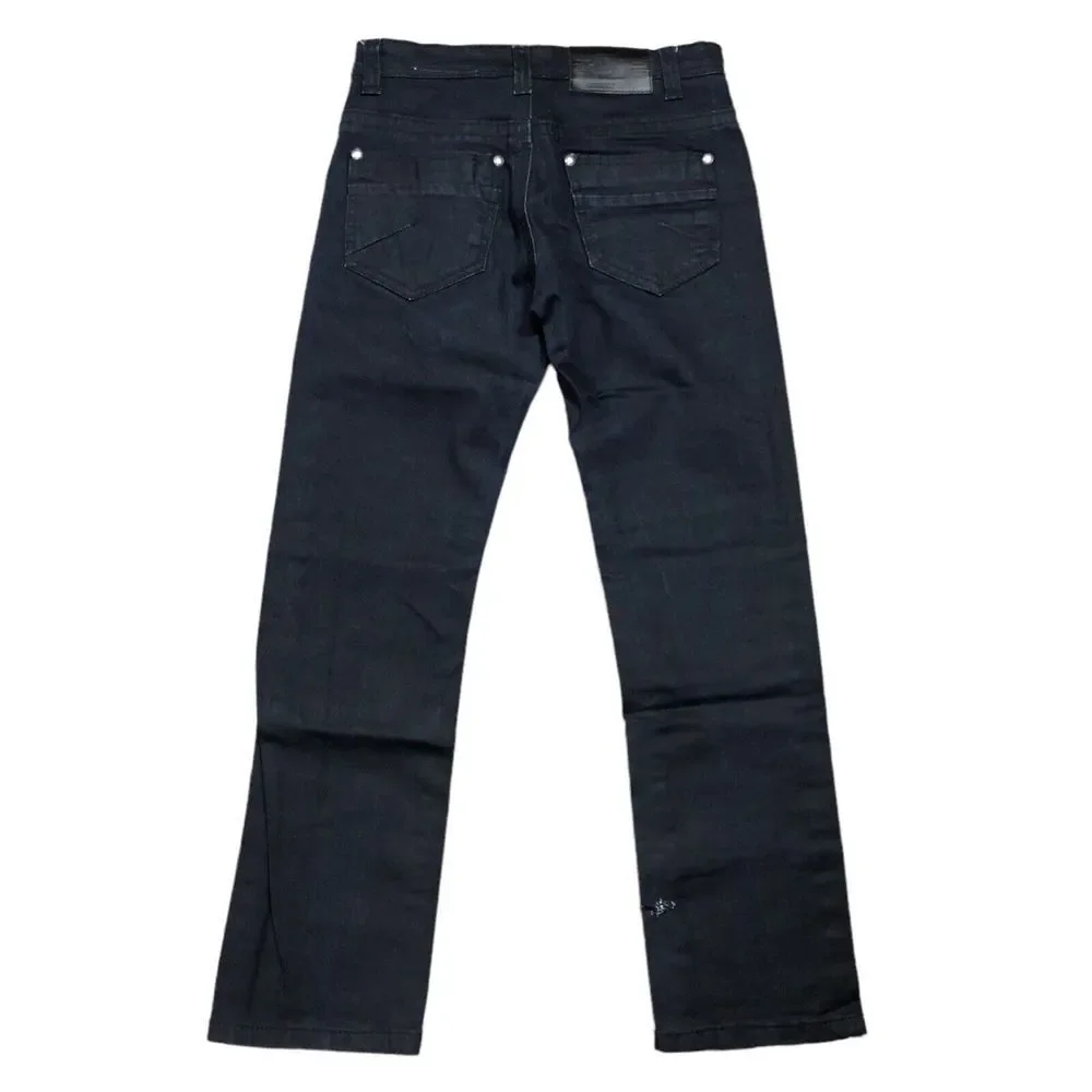 Smoke Rise Mens 30x30 Stretch Jeans Dark Blue‎ Tar Color (32x32 Tag)